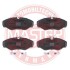 Тормозные колодки передние (18.50mm) Opel Vivaro 01-,Renault Trafic 01- MASTER SPORT 13046028702N-SET-MS (фото 1)