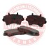 Тормозные колодки передние (17.80mm) Renault Master 99-,Opel Movano 98- MASTER SPORT 13046038002N-SET-MS (фото 3)