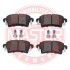 Тормозные колодки задние (16.80mm) Renault Mastert 99-,Opel Movano 98- MASTER SPORT 13046038062N-SET-MS (фото 2)