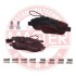 Тормозные колодки передние с датчиком Fiat Stilo 1.2 16V MASTER SPORT 13046038462N-SET-MS (фото 3)