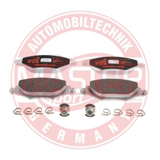 Тормозные колодки передние (17.3mm) Citroen Xsara 1.4i 97-(Bendix)Renault Kangoo MASTER SPORT 13046039752K-SET-MS