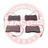 Тормозные колодки передние Citroen C8 /Peugeot 607/807 2002- MASTER SPORT 13046049722N-SET-MS (фото 1)