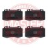 Тормозные колодки передние (17.7mm) Mercedes W203 C-class, W163 M-class,W220 S-c MASTER SPORT 13046049842N-SET-MS (фото 1)