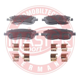 Колодки тормозные передние TOYOTA AURIS 1.4-1.8 07-,COROLLA 1.4VVT-I 1.8 07- MASTER SPORT 13046056032N-SET-MS