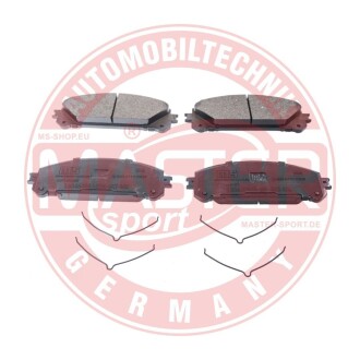 Гальмівні колодки дискові перед. LEXUS NX,RX,TOYOTA HIGHLANDER, RAV 4 IV 2.0-3 MASTER SPORT 13046056342N-SET-MS