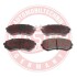 Тормозные колодки передние (16.0mm) Nissan Almera 98- с АБС, Patrol задние 97- MASTER SPORT 13046057172N-SET-MS (фото 1)