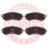 Тормозные колодки передние (16.0mm) Nissan Almera 98- с АБС, Patrol задние 97- MASTER SPORT 13046057172N-SET-MS (фото 2)