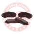 Тормозные колодки передние (16.0mm) Nissan Almera 98- с АБС, Patrol задние 97- MASTER SPORT 13046057172N-SET-MS (фото 3)