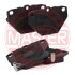 Тормозные колодки задние (14.0mm) Toyota Yaris 99-,Corolla 01- MASTER SPORT 13046058122N-SET-MS (фото 3)