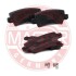 Тормозные колодки задние (15.8mm) Toyota Corolla 1.6,1.8,2.0 02- MASTER SPORT 13046058192N-SET-MS (фото 3)