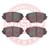 Тормозные колодки передние (17.5mm) Toyota RAV-4 1.8, 2.0 00- MASTER SPORT 13046058482N-SET-MS (фото 2)