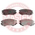 Тормозные колодки передние (17.3mm) Hyundai Tucson 2.0CRDI 04-/Kia Sportage 04- MASTER SPORT 13046058732N-SET-MS (фото 1)