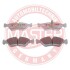 Тормозные колодки с датчиком износа 17,5 мм Opel Kadett, Astra,Omega,Vectra MASTER SPORT 13046059252K-SET-MS (фото 1)