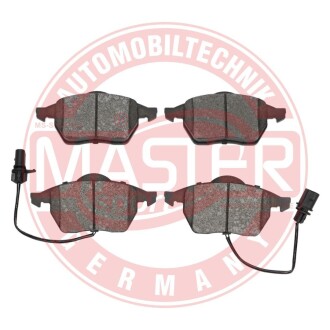 Гальмівні колодки передні (20.4mm) VW Passat 96-, A4,A6 95- MASTER SPORT 13046071102N-SET-MS