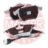 Тормозные колодки передние (20.6mm) Audi A3,Seat Leon,Toledo MASTER SPORT 13046071222K-SET-MS (фото 3)