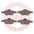 Тормозные колодки передние (18.6mm) Ford Fiesta 95-, Puma, Mazda 2 03- MASTER SPORT 13046071422N-SET-MS (фото 2)