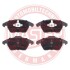 Гальмівні колодки передні (19.0mm) Citroen C4 /Peugeot 207/307/308 2005- MASTER SPORT 13046072022N-SET-MS (фото 1)