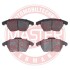 Гальмівні колодки передні (19.0mm) Citroen C4 /Peugeot 207/307/308 2005- MASTER SPORT 13046072022N-SET-MS (фото 2)