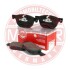 Тормозные колодки передние BMW X5 3.0 D 07- MASTER SPORT 13046072312N-SET-MS (фото 4)