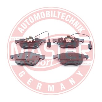 Гальмівні колодки передні (20.00mm) Fiat Doblo 2010- MASTER SPORT 13046072652N-SET-MS