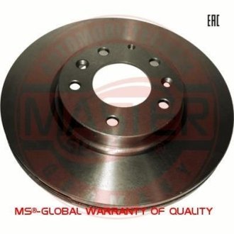 Тормозной диск передний Mazda 6 1.8-2.5 08.07-07.13 MASTER SPORT 24012501881-PCS-MS