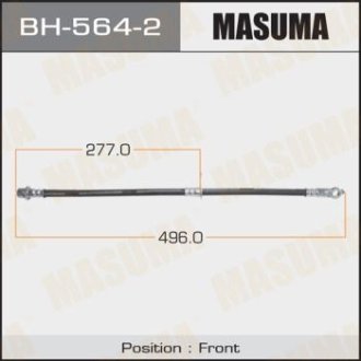 Шланг тормозной (BH-564-2) MASUMA BH5642 (фото 1)