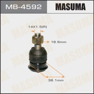 Опора шаровая Nissan Almera Classic (06-12) (MB-4592) MASUMA MB4592 (фото 1)