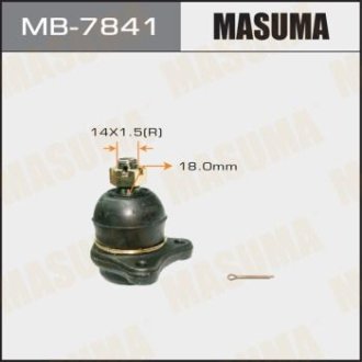 Опора шаровая переднего верхнего рычага Mitsubishi L200 (05-16), Pajero (00-), Pajero Sport (08-15) (MB-7841) MASUMA MB7841