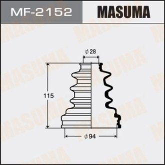 Пыльник ШРУСа внутреннего Toyota Hilux (-05) (MF-2152) MASUMA MF2152 (фото 1)