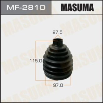 Пыльник ШРУСа наружный(пластик)+спецхомут Nissan X-Trail (00-13) (MF-2810) MASUMA MF2810 (фото 1)