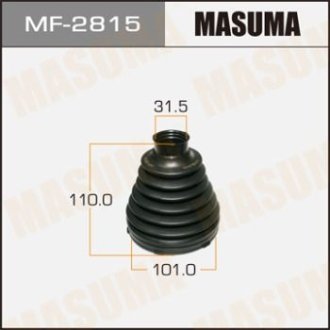 Пыльник ШРУСа внутренний(пластик)+спецхомут Toyota Land Cruiser (07-) (MF-2815) MASUMA MF2815