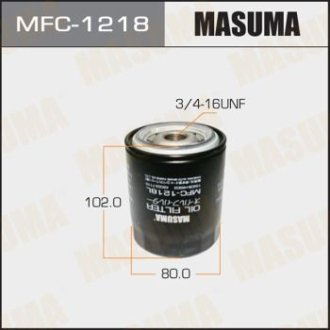 Фильтр масляный Nissan Almera, Primera (-02) 1.4, 1.6 (MFC-1218) MASUMA MFC1218