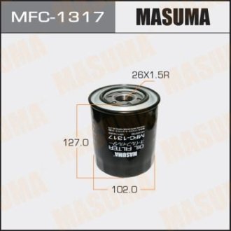 Фильтр масляный C-306 (MFC-1317) MASUMA MFC1317 (фото 1)