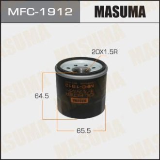 Фильтр масляный Mazda CX-30 (19), CX-5 (11), CX-9 (17-), 3, 6 (12-)/ Subaru Forester (01-), Impreza (03-), Outback ((MFC-1912) MASUMA MFC1912