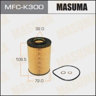 Фильтр масляный OE9304 (MFC-K300) MASUMA MFCK300 (фото 1)