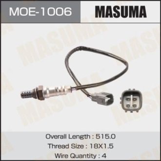 Датчик кислорода (лямбда-зонд) Toyota Highlander (00-07) (MOE-1006) MASUMA MOE1006 (фото 1)