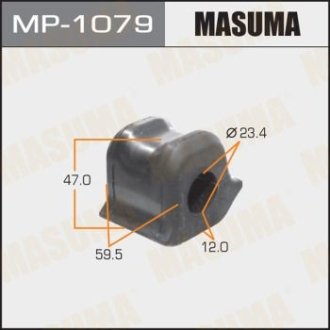Втулка стабилизатора переднего правая Toyota Prius (12-), RAV 4 (12-) (MP-1079) MASUMA MP1079 (фото 1)