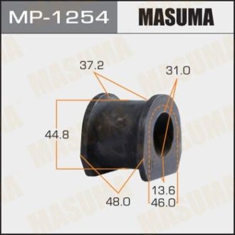 Втулка стабилизатора переднего (Кратно 2) Mitsubishi L200, Pajero Sport (14-) (MP-1254) MASUMA MP1254