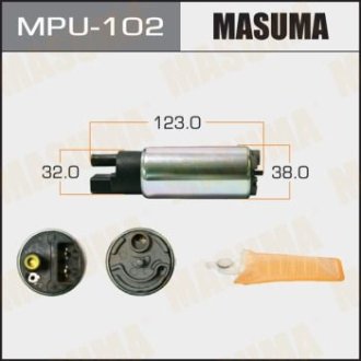 Бензонасос электрический (+сеточка) Toyota (MPU-102) MASUMA MPU102 (фото 1)