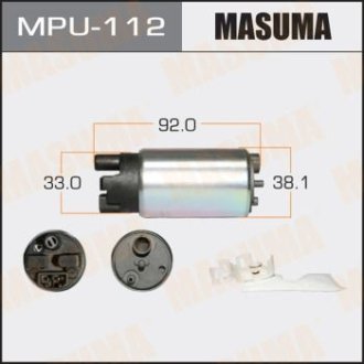 Бензонасос электрический (+сеточка) Toyota (MPU-112) MASUMA MPU112 (фото 1)
