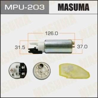 Бензонасос электрический (+сеточка) Nissan (MPU-203) MASUMA MPU203 (фото 1)