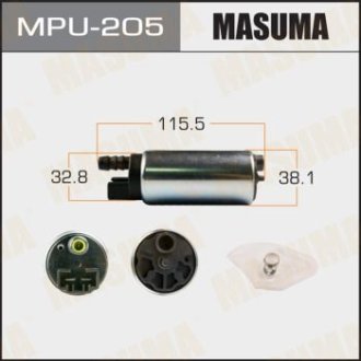 Бензонасос электрический (+сеточка) Nissan (MPU-205) MASUMA MPU205 (фото 1)