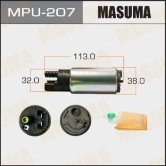 Бензонасос электрический (+сеточка) Nissan (MPU-207) MASUMA MPU207 (фото 1)