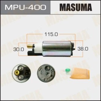Бензонасос электрический (+сеточка) Suzuki (MPU-400) MASUMA MPU400 (фото 1)