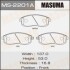 Колодки гальмівні передн Nissan Juke (10-), Primera (01-05), Teana (03-14), Tida (07-)/ Suzuki SX 4 (06-14) (MS-2201) MASUMA MS2201 (фото 1)