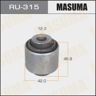 Сайлентблок задней поперечной тяги Honda Civic (01-05), CR-V (01-16), FR-V (05-09) (RU-315) MASUMA RU315 (фото 1)