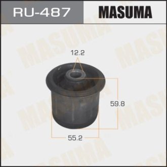 Сайлентблок кронштейна дифференциала заднего Nissan X-Trail (00-07) (RU-487) MASUMA RU487 (фото 1)