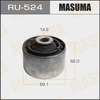 Сайлентблок заднего продольного рычага Nissan Qashqai (06-13), X-Trail (07-) (RU-524) MASUMA RU524 (фото 1)