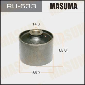 Сайлентблок заднего продольного нижнего рычага Toyota Land Cruiser (07-) (RU-633) MASUMA RU633