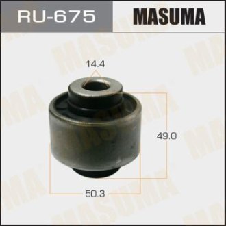 Сайлентблок переднего нижнего рычага Nissan Juke (10-), Leaf (12-), Teana (08-14) (RU-675) MASUMA RU675 (фото 1)